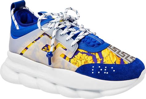 blue versace shoes chain reaction|chain reaction Versace shoes men.